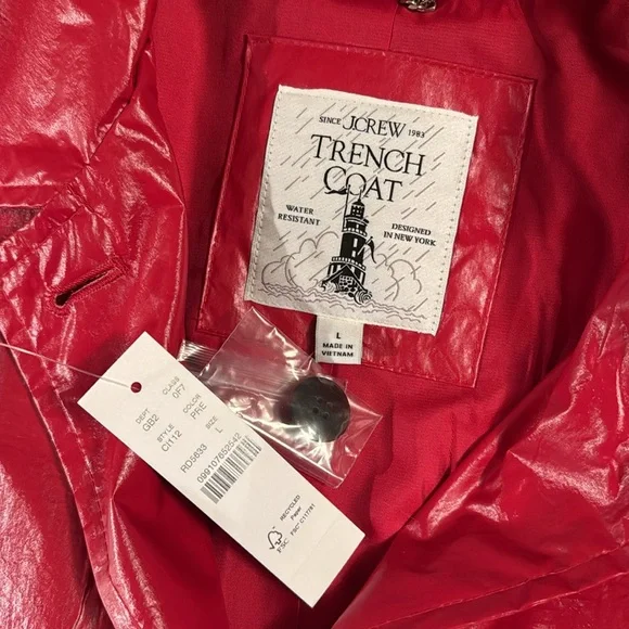 J.Crew Rain-or-shine trench coat CI112 - Picture 6 of 14